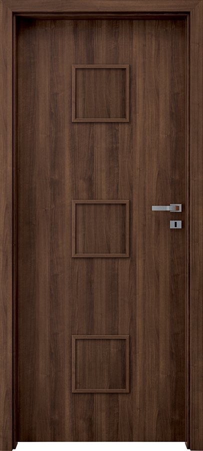 Posuvné interiérové dveře INVADO SALERNO 1 - dýha Enduro - ořech B339