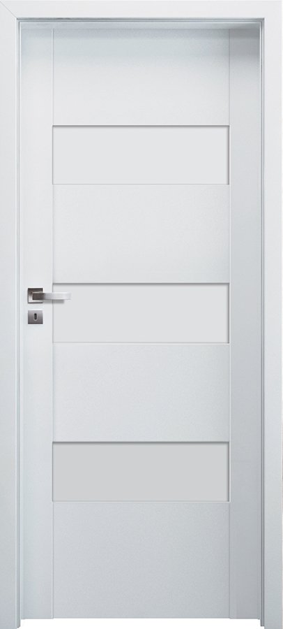 Posuvné interiérové dveře INVADO IMPERIA 1 - Eco-Fornir laminát CPL - bílá B490