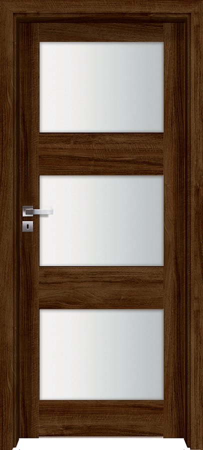 Posuvné interiérové dveře INVADO FOSSANO 6 - dýha Enduro 3D - ořech klasický B597
