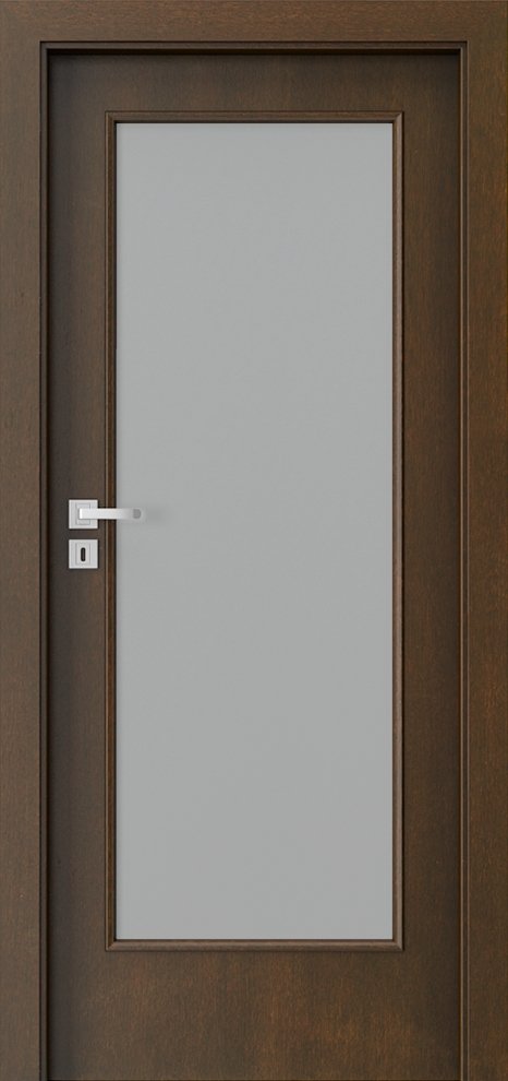 Interiérové dveře PORTA NATURA CLASSIC 1.3 - přírodní dýha Satin - mocca