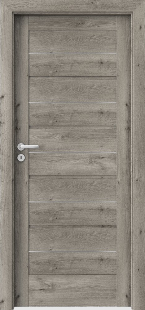 Interiérové dveře VERTE G - G0 intarzie - dýha Portaperfect 3D - dub Sibiřský