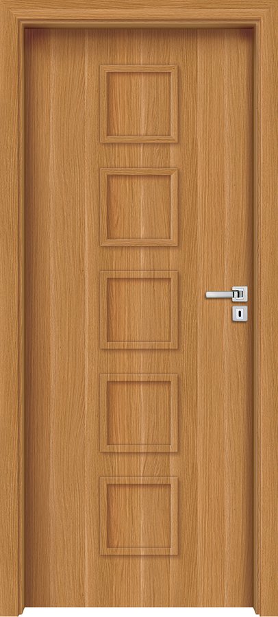 Posuvné interiérové dveře INVADO TORINO 1 - Eco-Fornir forte - dub eterno B474