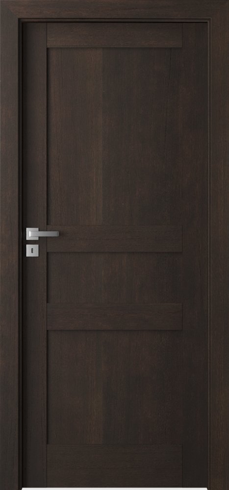 Interiérové dveře PORTA NATURA GRANDE D.0 - přírodní dýha Satin - nero