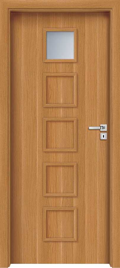 Posuvné interiérové dveře INVADO TORINO 2 - Eco-Fornir forte - dub eterno B474