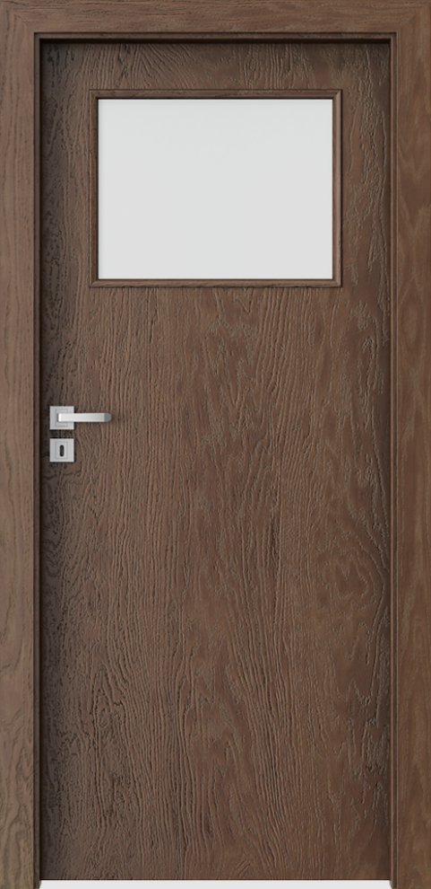Interiérové dveře PORTA NATURA CLASSIC 1.2 - přírodní dýha Satin - dub hnědý