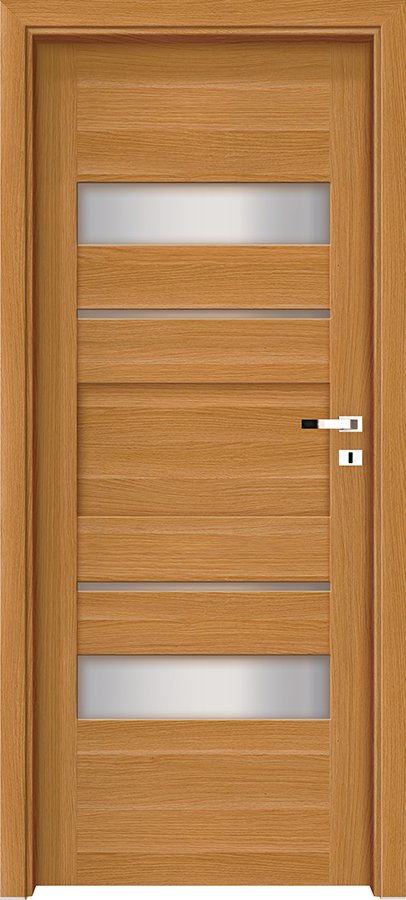 Interiérové dveře INVADO PASARO 3 - Eco-Fornir forte - dub eterno B474