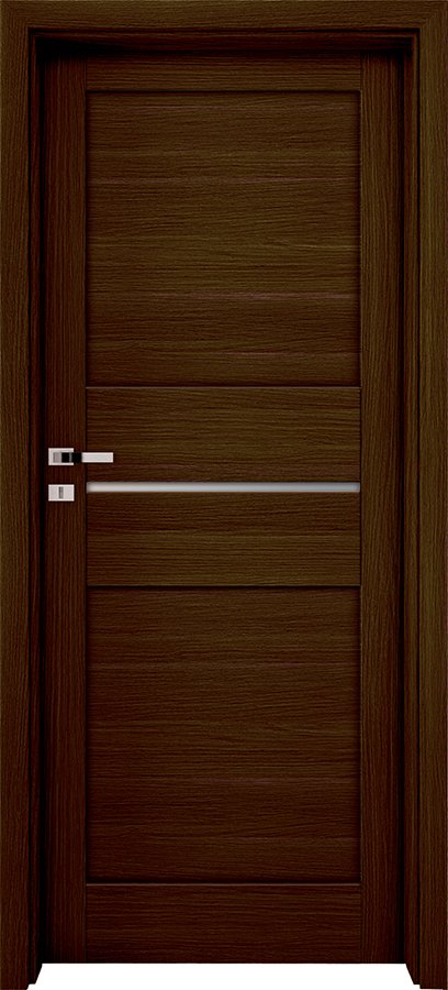 Interiérové dveře INVADO VINADIO 1 - Eco-Fornir forte - ořech duro B473
