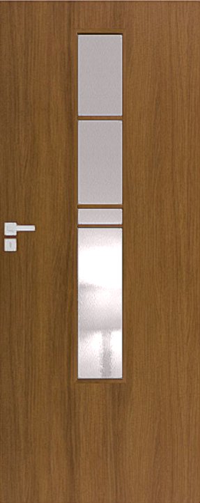 Interiérové dveře DRE ARTE B 40 - dýha DRE-Cell - dub zlatý kartáčovaný