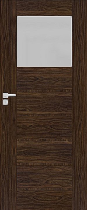 Interiérové dveře DRE PREMIUM 5 - dekorativní dýha 3D - eben (do vyprodání zásob)