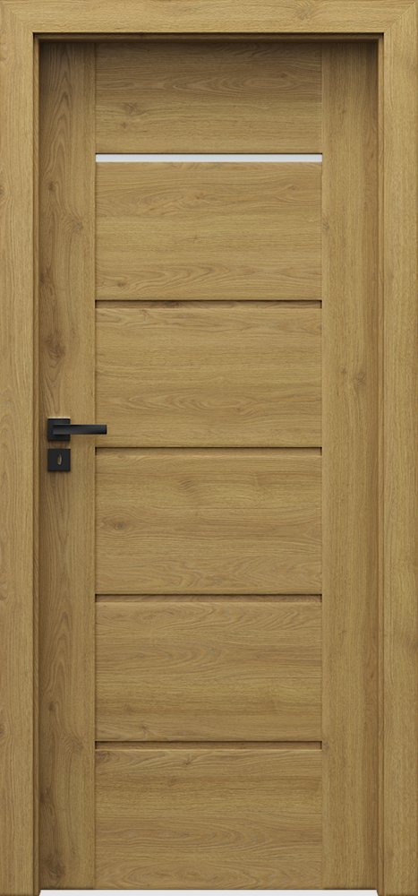 Interiérové dveře VERTE PREMIUM E - E1 - dýha Portaperfect 3D - dub přírodní