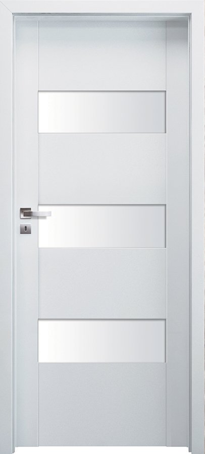 Interiérové dveře INVADO IMPERIA 4 - Eco-Fornir laminát CPL - bílá B490