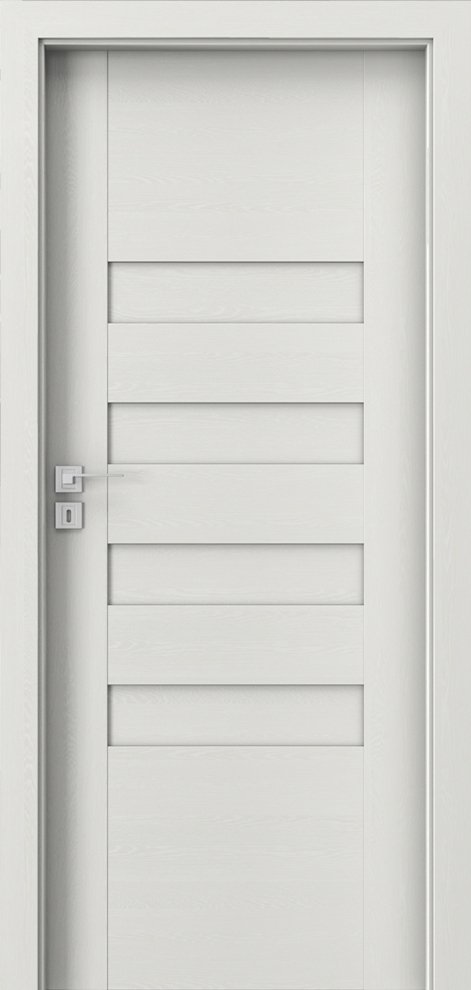 Interiérové dveře PORTA KONCEPT H.0 - dýha Portasynchro 3D - wenge bílá
