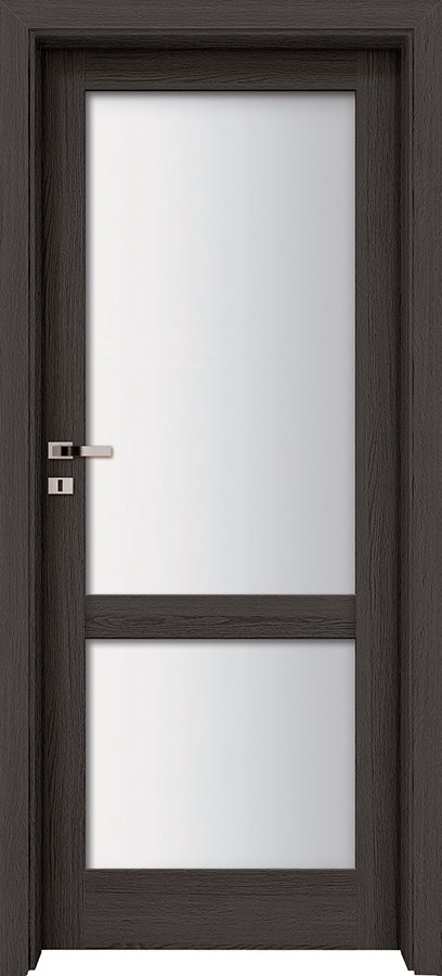 Posuvné interiérové dveře INVADO LARINA NEVE 3 - dýha Enduro 3D - antracit B637