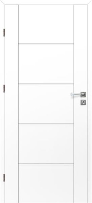 Interiérové dveře VOSTER MOBI 50 - dýha Platinium - bílá mat