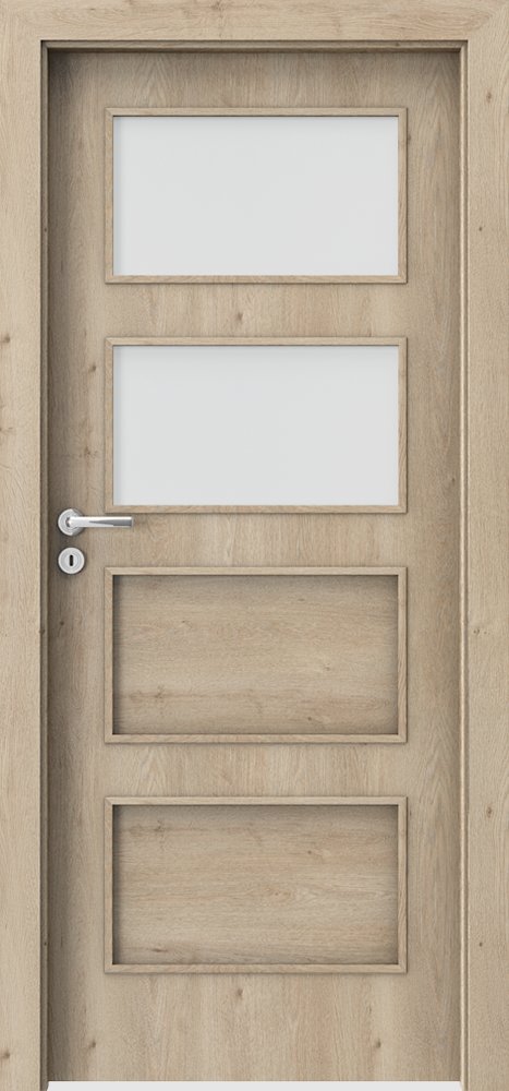 Interiérové dveře PORTA FIT H.2 - dýha Portaperfect 3D - dub klasický