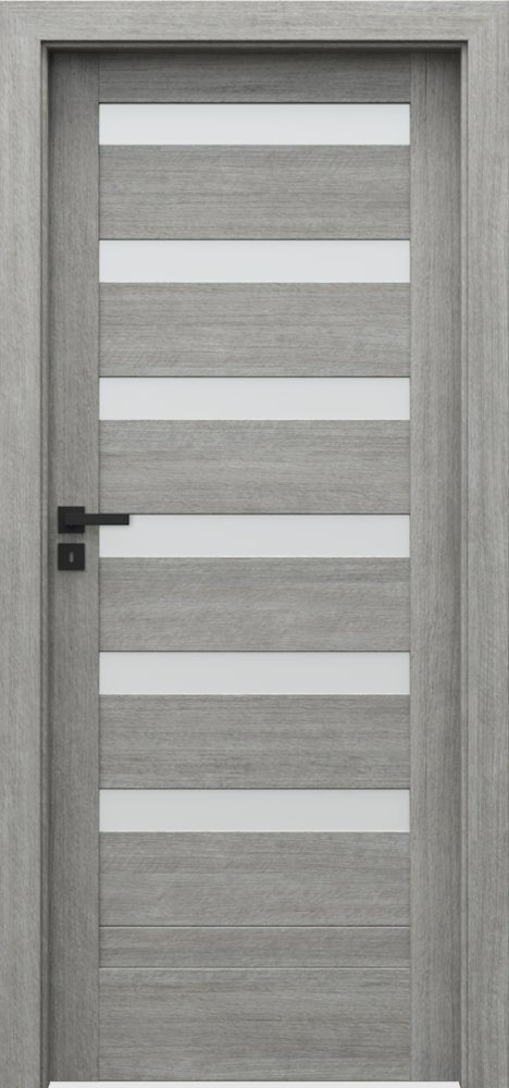 Posuvné interiérové dveře VERTE D - D6 - Portalamino - dub stříbřitý