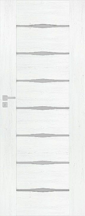 Interiérové dveře DRE VERANO - model 0 - dýha DRE-Cell - borovice bílá