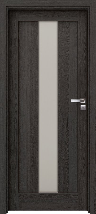Posuvné interiérové dveře INVADO ARTANO 1 - dýha Enduro 3D - antracit B637