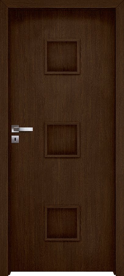 Posuvné interiérové dveře INVADO SALERNO 1 - dýha Enduro 3D - dub ušlechtilý B541