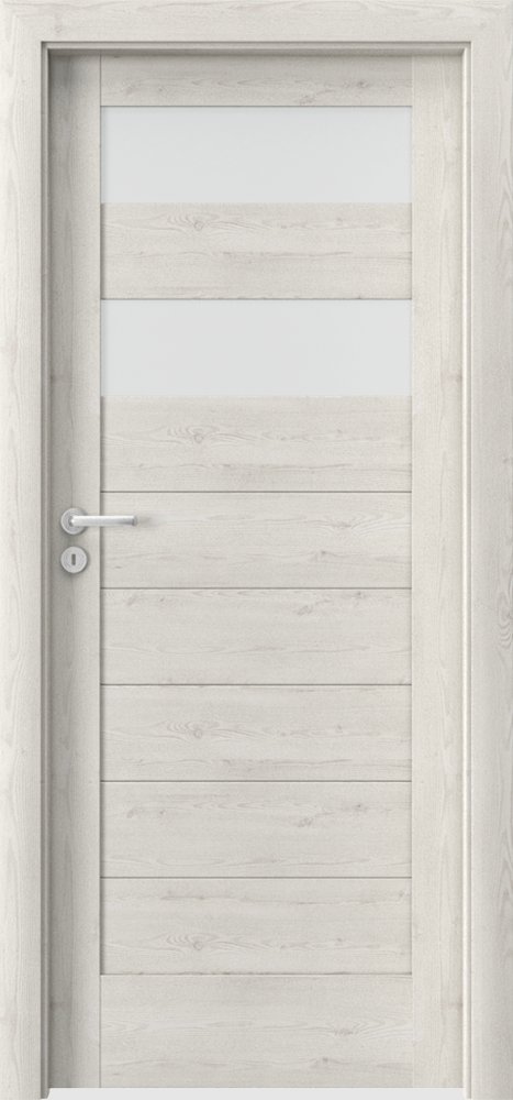 Posuvné interiérové dveře VERTE C - C2 - dýha Portasynchro 3D - borovice norská