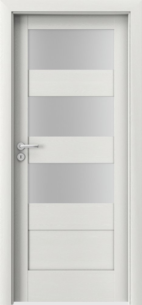 Interiérové dveře VERTE L - L3 - dýha Portasynchro 3D - wenge bílá