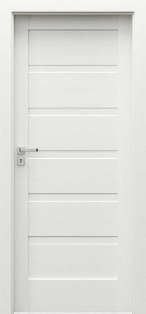 Interiérové dveře VERTE HOME H - H0 - dýha Portasynchro 3D - wenge bílá