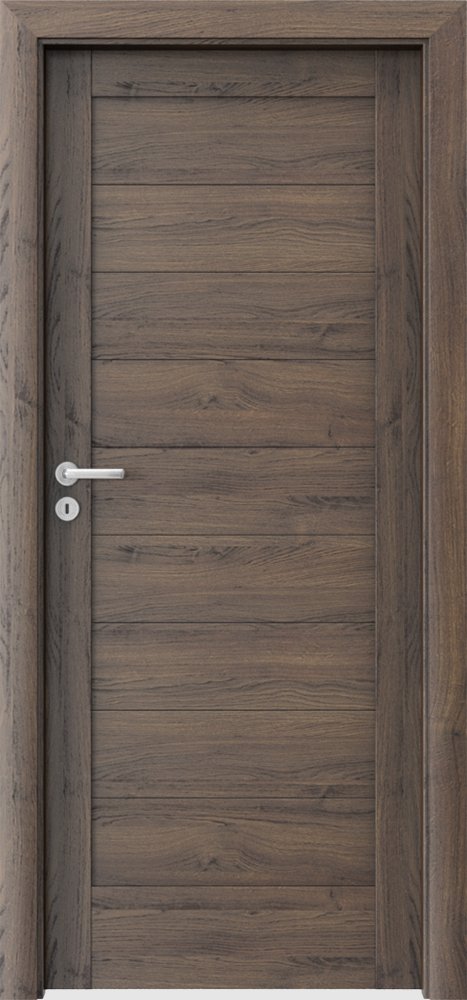 Posuvné interiérové dveře VERTE C - C0 - dýha Portasynchro 3D - dub šarlatový