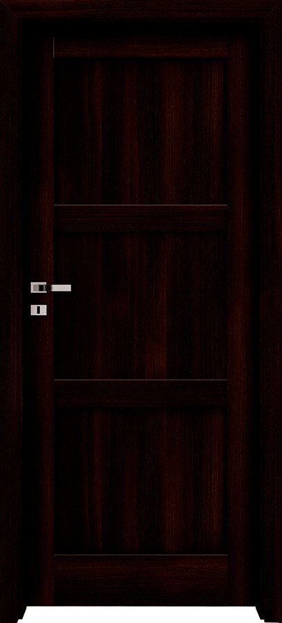 Posuvné interiérové dveře INVADO LARINA SATI 1 - dýha Enduro - eben B406