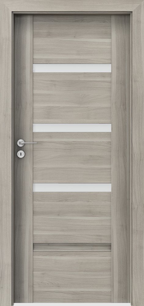 Interiérové dveře PORTA INSPIRE C.3 - dýha Portasynchro 3D - akát stříbrný