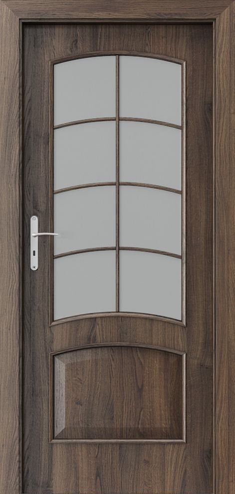 Interiérové dveře PORTA NOVA 6.4 - dýha Portasynchro 3D - dub šarlatový