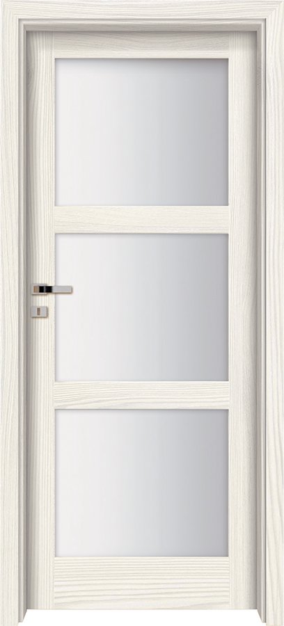 Posuvné interiérové dveře INVADO LARINA SATI 3 - dýha Enduro plus - modřín sibiřský B708