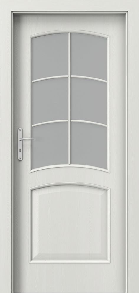 Posuvné interiérové dveře PORTA NOVA 6.2 - dýha Portasynchro 3D - wenge bílá