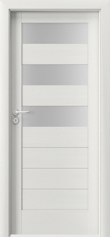 Posuvné interiérové dveře VERTE C - C3 - dýha Portasynchro 3D - wenge bílá