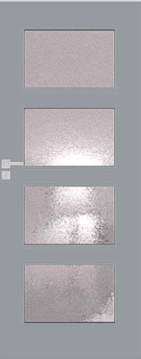Interiérové dveře DRE MODERN 30 - dýha DRE-Cell - světle šedá mat