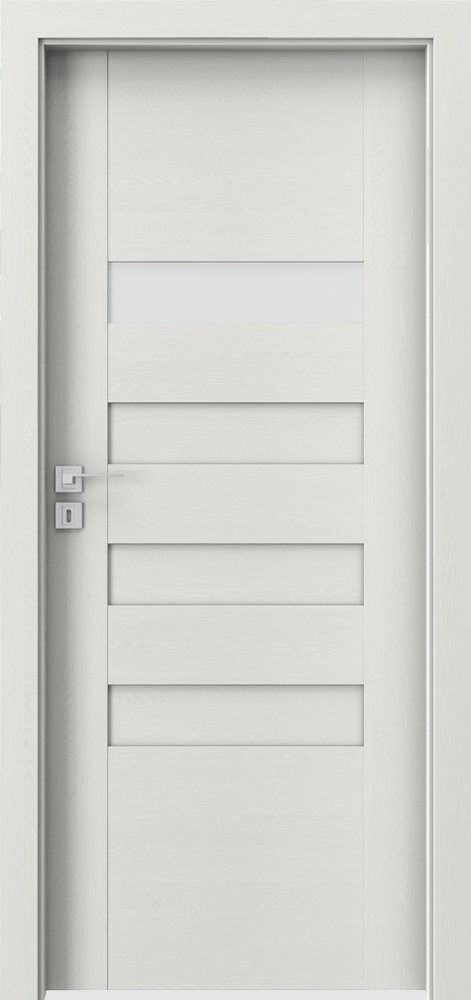 Interiérové dveře PORTA KONCEPT H.1 - dýha Portasynchro 3D - wenge bílá