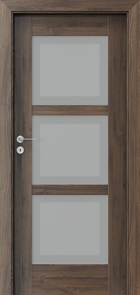 Interiérové dveře PORTA INSPIRE B.3 - dýha Portasynchro 3D - dub šarlatový