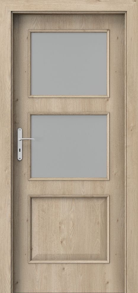 Interiérové dveře PORTA NOVA 4.3 - dýha Portaperfect 3D - dub klasický