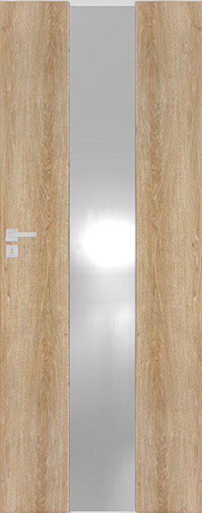 Interiérové dveře DRE VETRO B - B1 - dekorativní dýha 3D - jilm