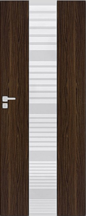 Interiérové dveře DRE VETRO B - B3 - dekorativní dýha 3D - eben (do vyprodání zásob)