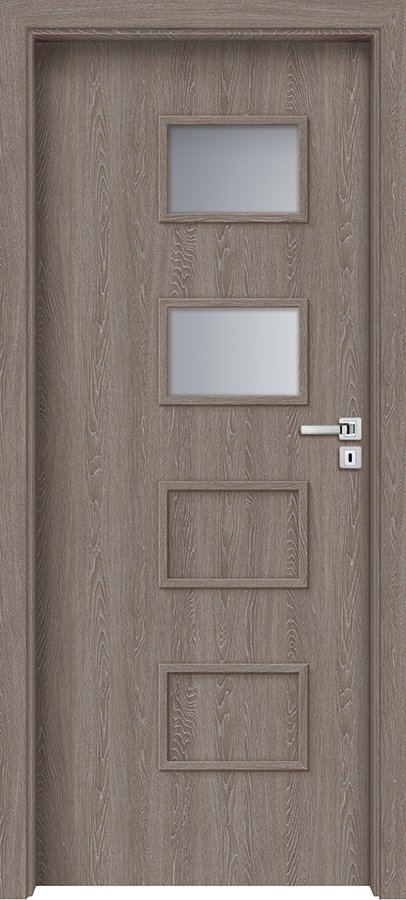 Interiérové dveře INVADO ORSO 3 - Eco-Fornir forte - dub šedý B476