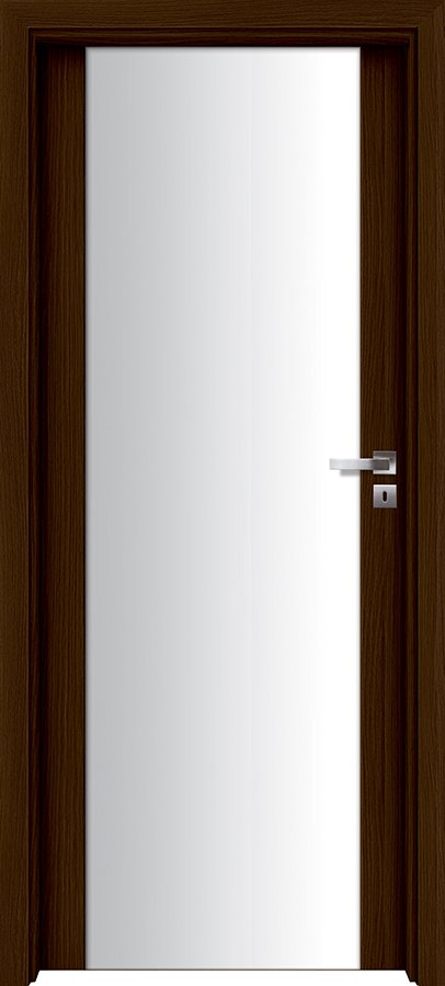 Interiérové dveře INVADO D´ARTAGNAN 1 - Eco-Fornir forte - ořech duro B473
