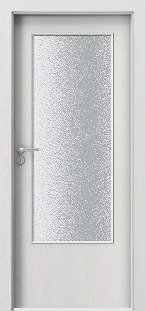 Interiérové dveře PORTA DECOR - model D - dýha Portasynchro 3D - wenge bílá