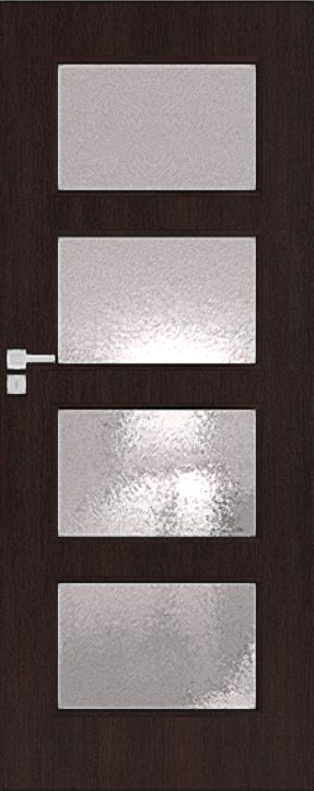 Interiérové dveře DRE MODERN 30 - dýha DRE-Cell - wenge tmavý