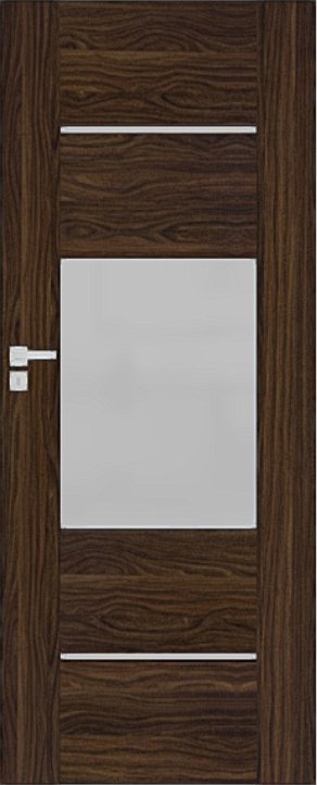 Interiérové dveře DRE AURI - model 5 - dekorativní dýha 3D - eben (do vyprodání zásob)