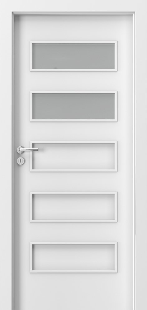 Interiérové dveře PORTA FIT G.2 - dýha Portadecor - bílá