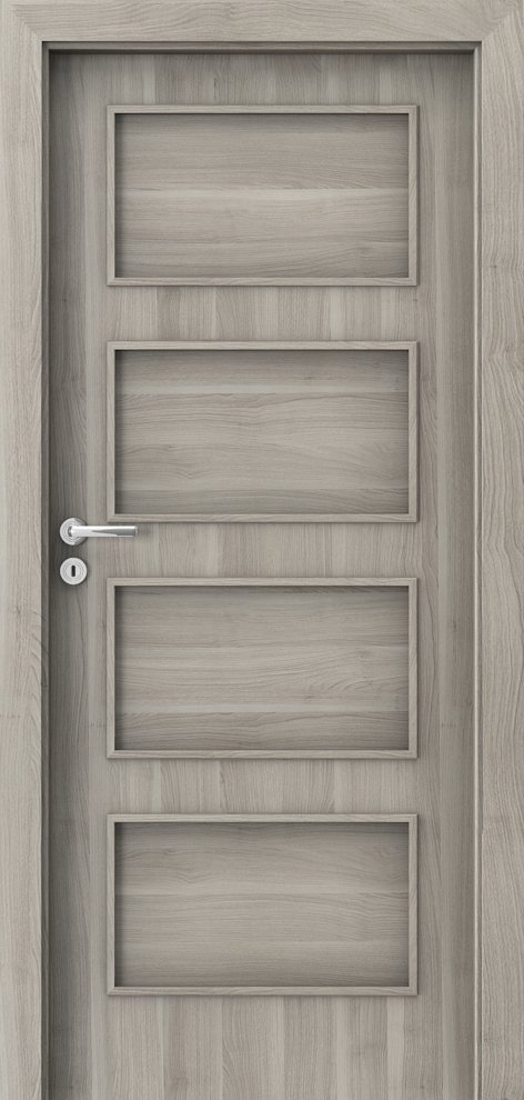 Interiérové dveře PORTA FIT H.0 - dýha Portasynchro 3D - akát stříbrný