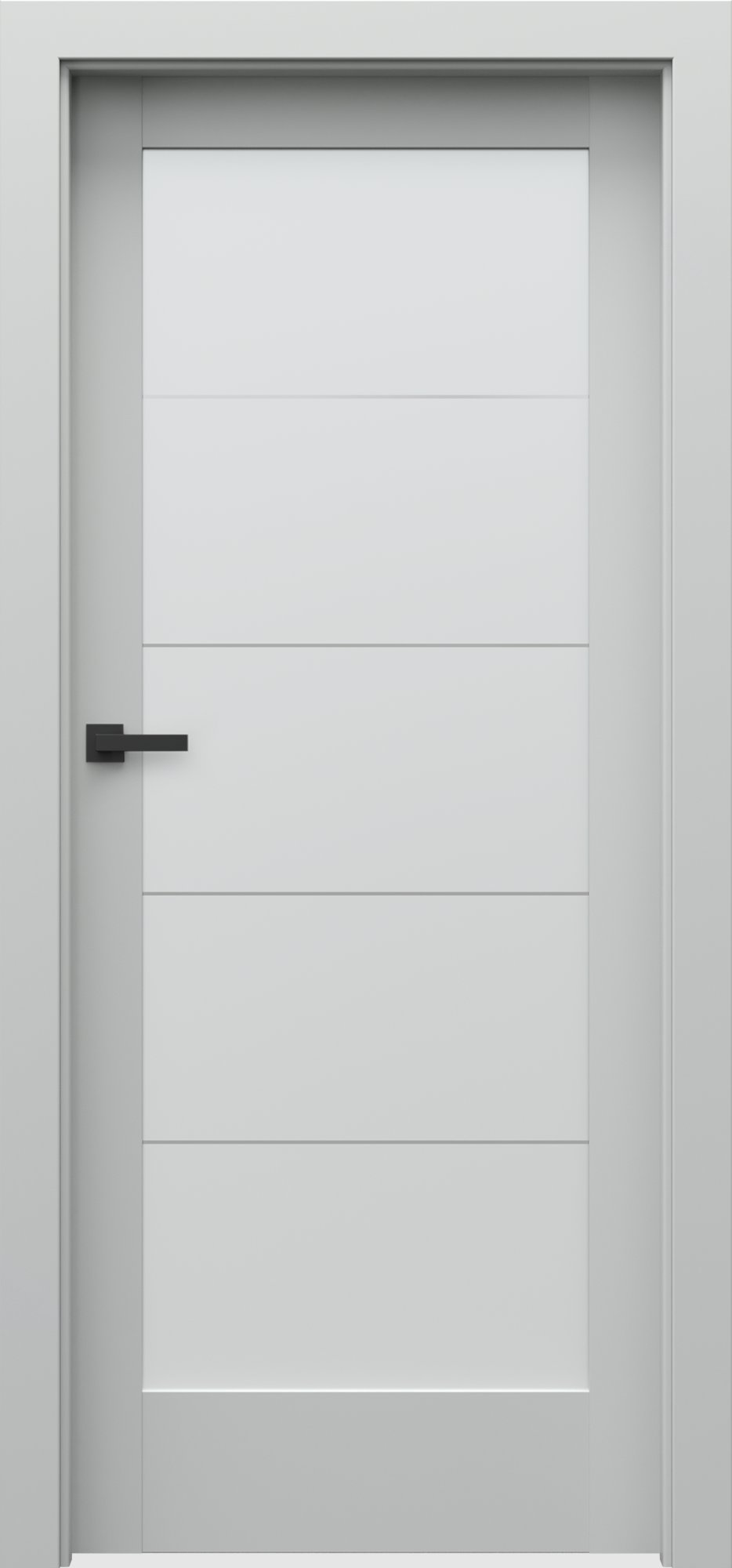 Posuvné interiérové dveře VERTE B - B5 - dýha Portadecor - šedá