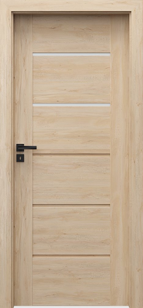 Posuvné interiérové dveře VERTE PREMIUM E - E2 - dýha Portaperfect 3D - buk Skandinávský