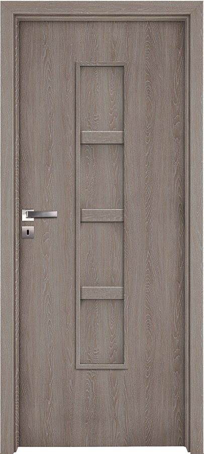 Interiérové dveře INVADO DOLCE 1 - Eco-Fornir forte - dub šedý B476