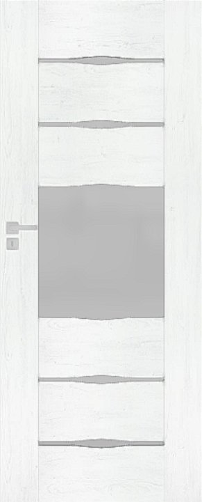 Interiérové dveře DRE VERANO - model 3 - dýha DRE-Cell - borovice bílá